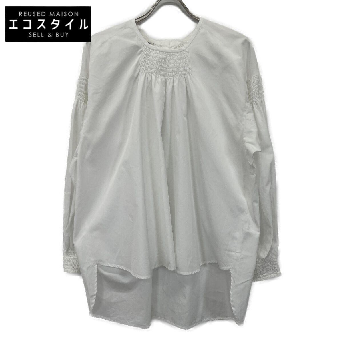 DRIES VAN NOTEN ドリスヴァンノッテン 2143783 シャーリング ギャザー アシメントリー 34