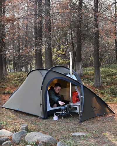 TOMOUNT ソロテント ドームテント 軽量 2ルームテント 登山 40D