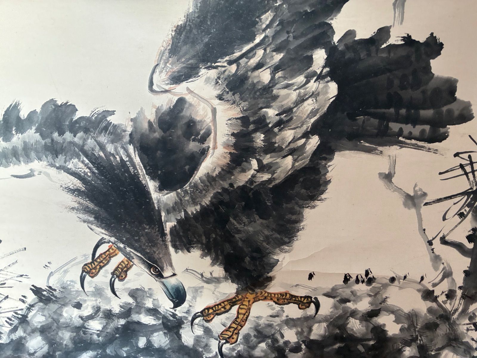 中国絵画　工芸　鷹 Yahoo!オークション - 9787530531785 鷹が羽ばたく 鷹絵画集 中国水墨