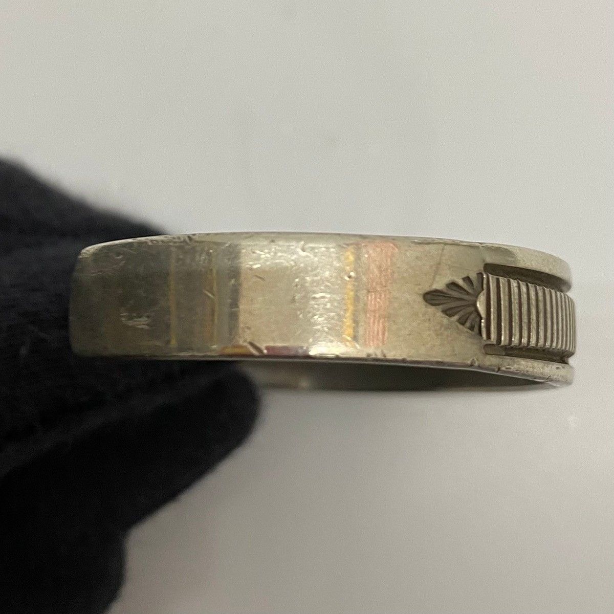 ナバホ NAVAJO Bruce Morgan ブルース モーガン STERLING スタンプ