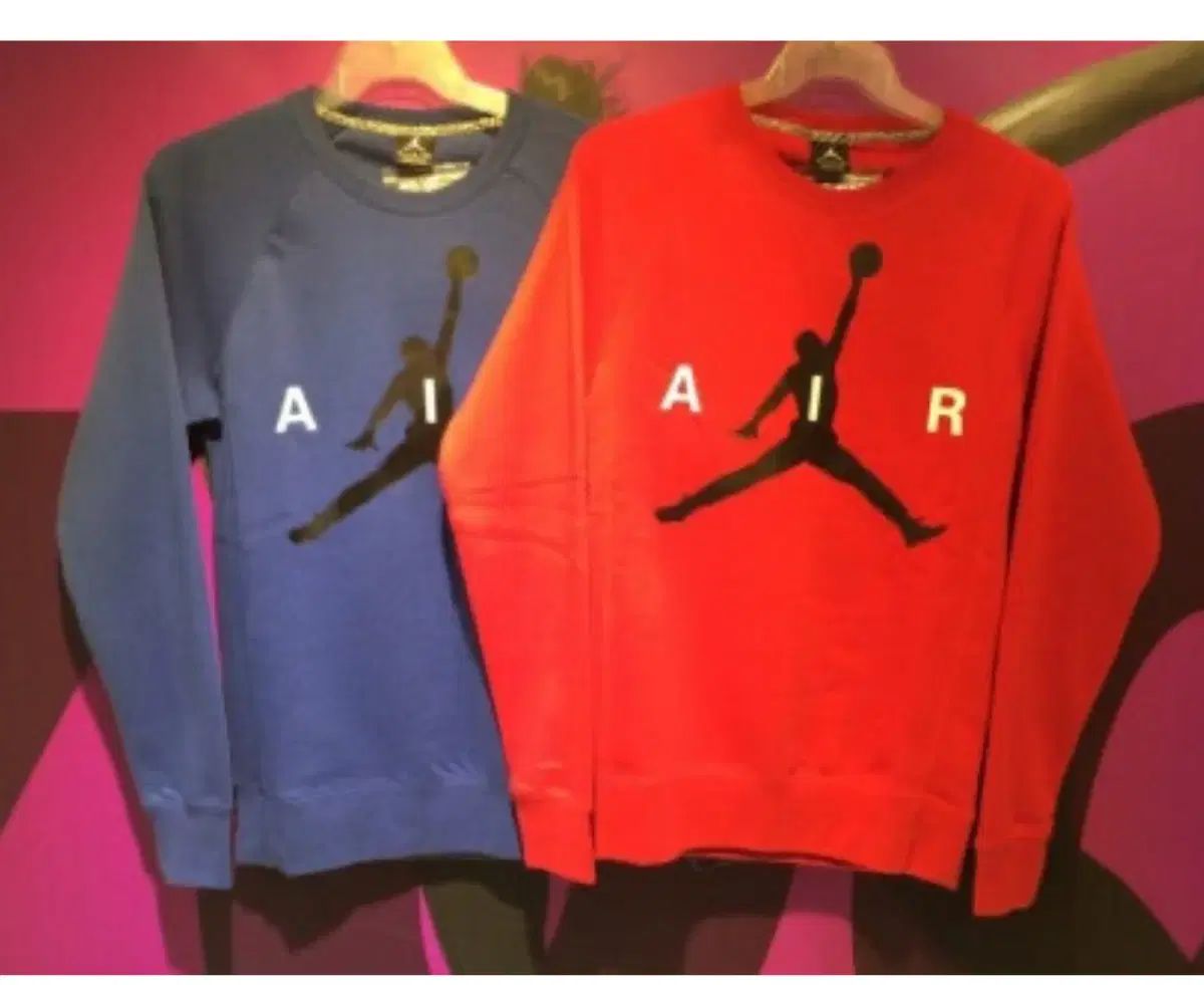 ジョーダン エア スウェット Tシャツ ブルー S レッド L