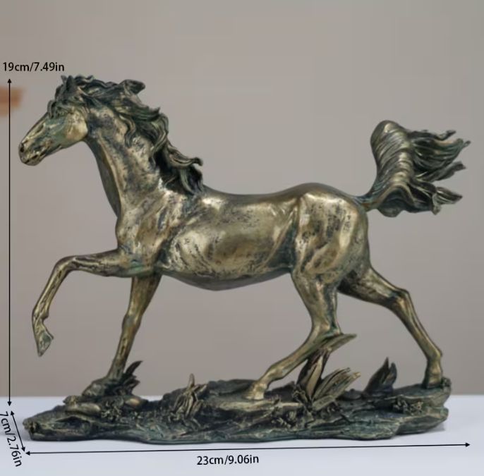  オブジェ 置物 ウマ うま 馬 樹脂 ヴィンテージ風 インテリア リビング ダイニング 玄関 寝室 装飾 オーナメント プレゼント ギフト オシャレ 可愛い 癒しグッズ 感 棚装飾 リアル 壁掛けディスプレイ 置物 インテリア小物