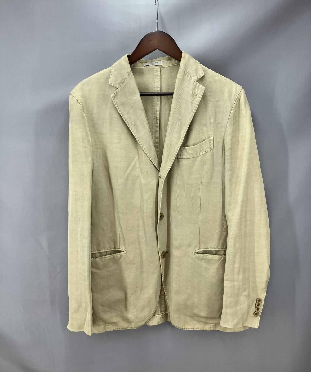 ☆ BOGLIOLI ボリオリ テーラードジャケット 406082 サイズ50 ベージュ