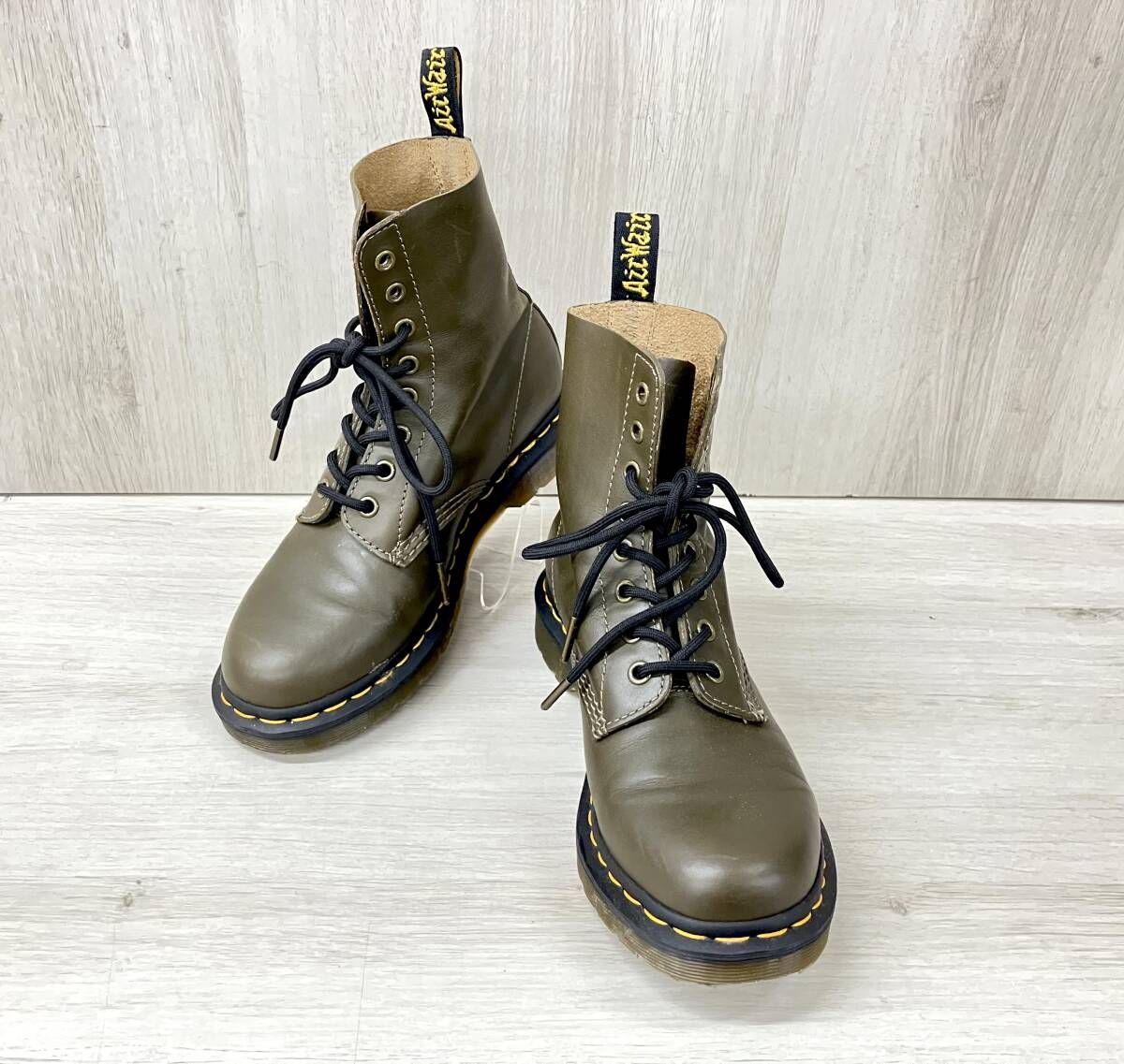 Dr Martens ドクターマーチン ショートブーツ 1460 PASCAL ブラウン サイズUK 5