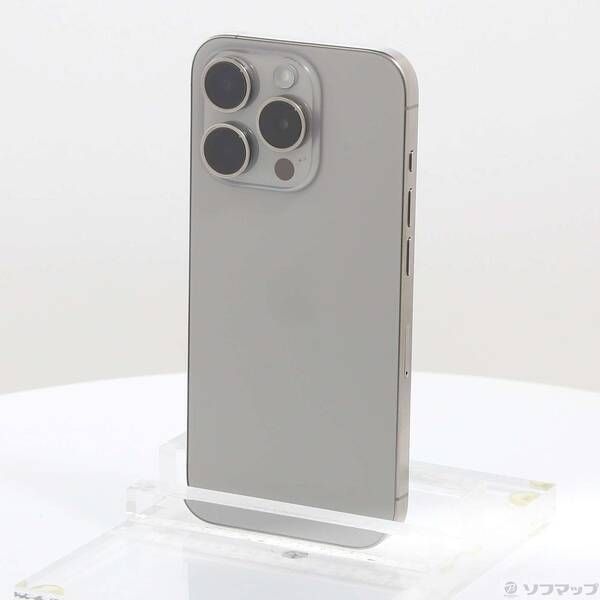中古品〕 iPhone15 Pro 256GB ナチュラルチタニウム MTUF3J／A SIM