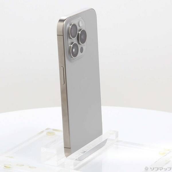 中古品〕 iPhone15 Pro 256GB ナチュラルチタニウム MTUF3J／A SIM