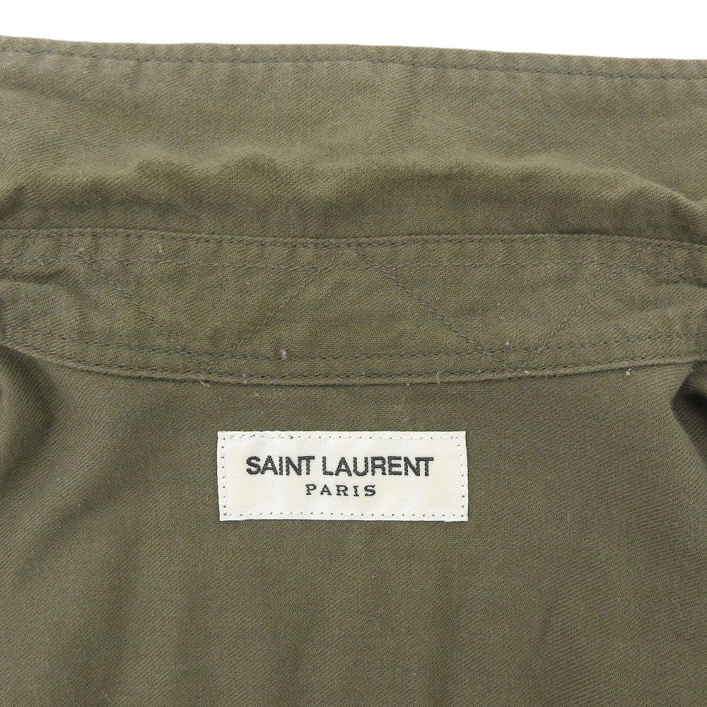 SAINT LAURENT PARIS サンローランパリ コットン 長袖シャツ トップス