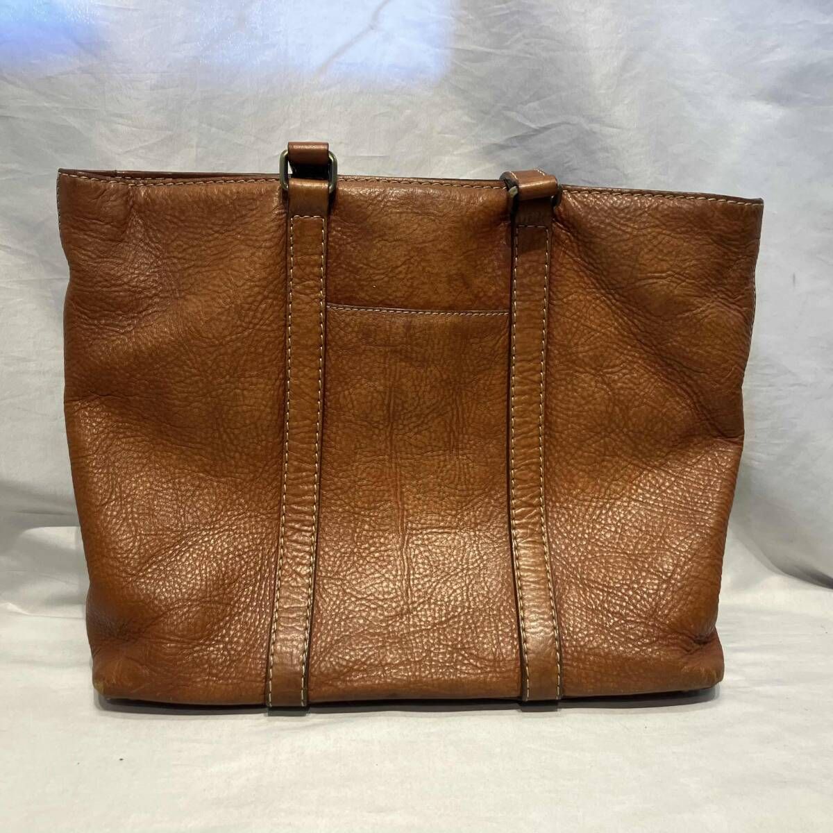 土屋鞄 トートバッグ トーンオイルヌメデイリートート ブラウン 内側汚れ考慮