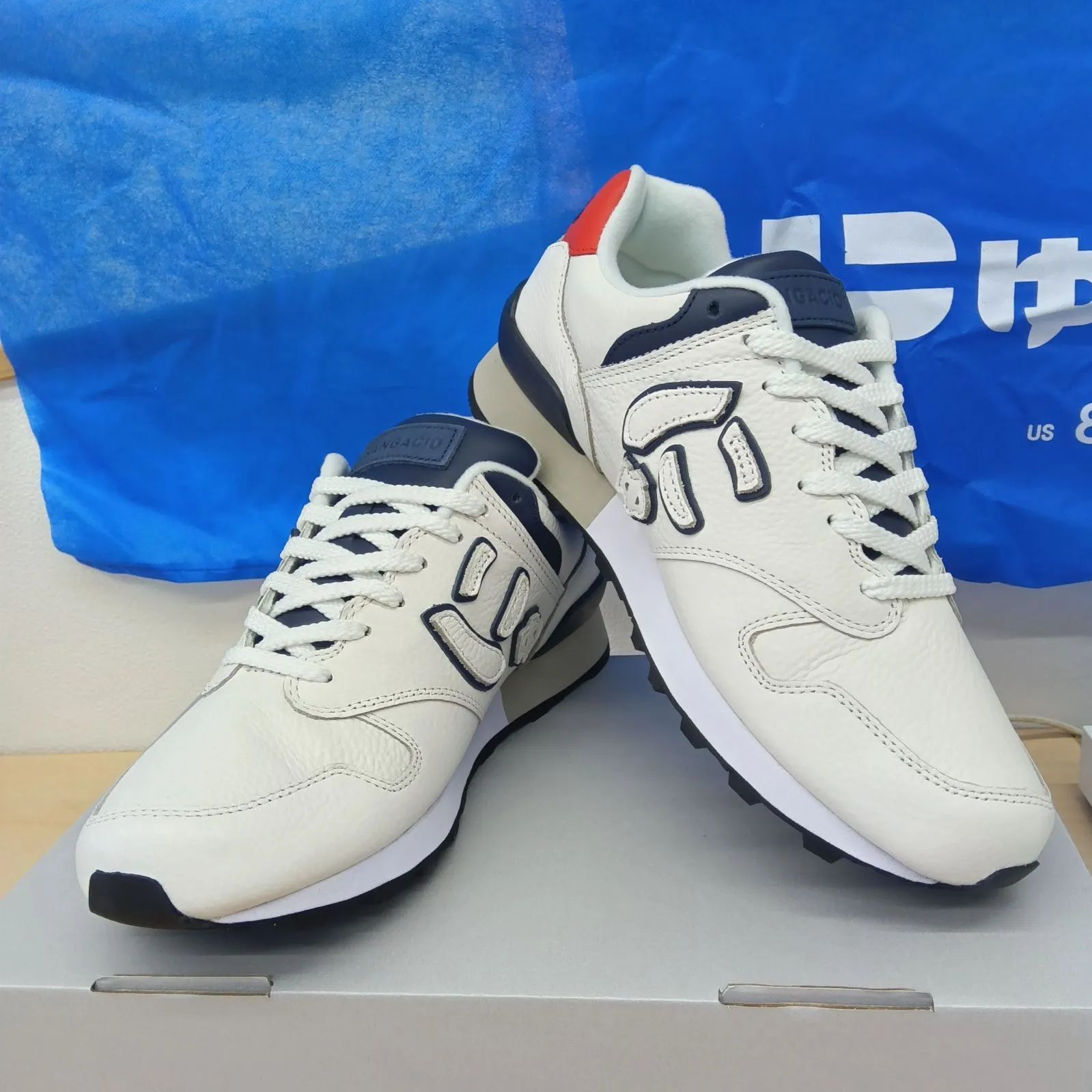 新品 SANGACIO にゅ トリコロール スニーカー 26cm - メルカリ