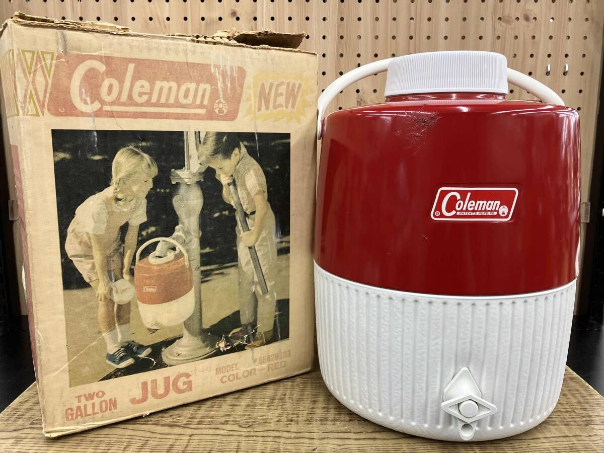 Coleman 2 GALLON JUG RED コールマン ジャグ ヴィンテージ ウォータージャグ