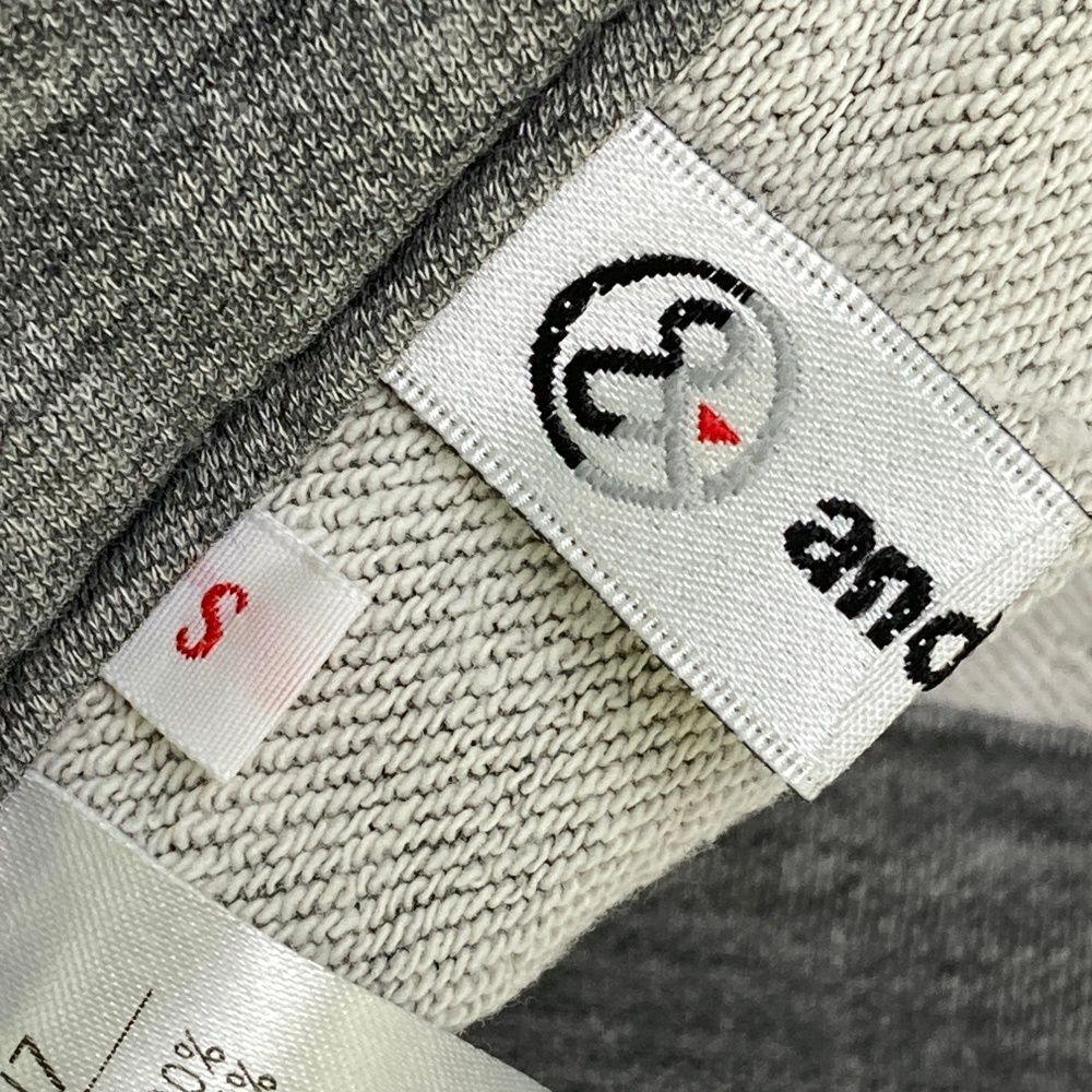 サイズ：S AND PER SE アンパスィ ジョガーパンツ グレー系