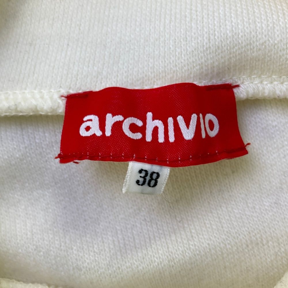 サイズ：38 ARCHIVIO アルチビオ 2023年モデル 異素材切替 長袖ニット