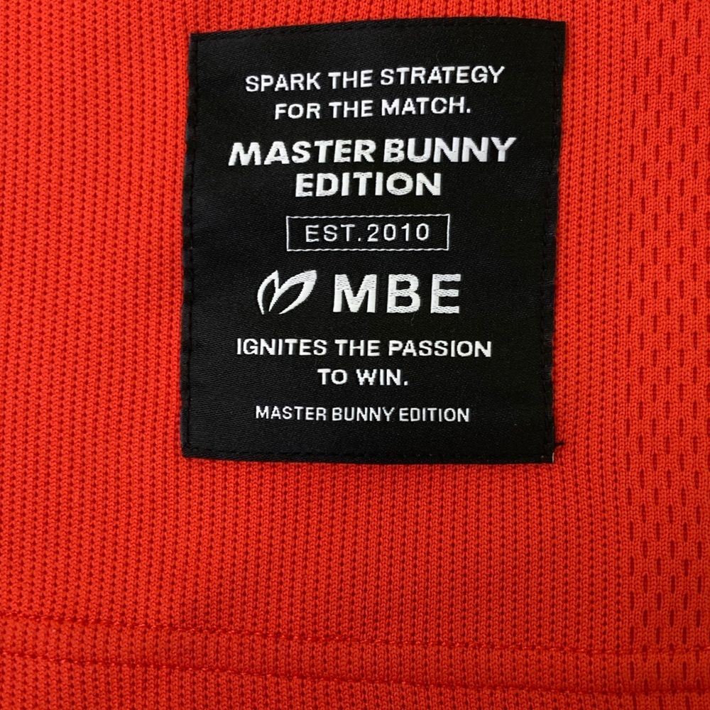 MASTER BUNNY EDITION モックネック　サイズ4 ✨美品✨マスターバニー モックネックシャツ ネイビー メンズ サイズ4