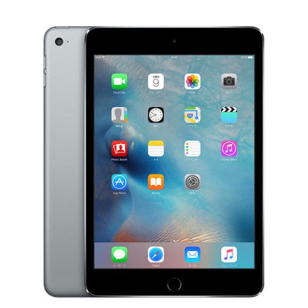 iPad mini 4 Wi-Fi Cellular 128 GB スペースグレイ A 1550 2015年 SIMフリー 本体 ipadmini タブレットアイパッド アップル apple ipdm mtm 399