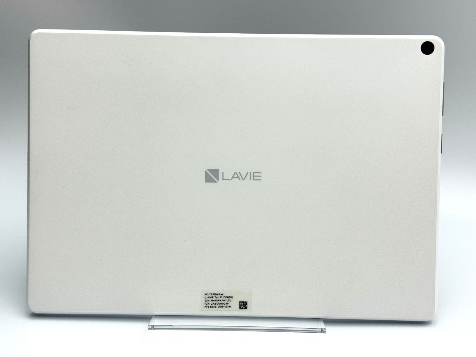 中古B】LAVIE Tab E 10FHD1 PC-TE710KAW 64GB ホワイト SIMフリー 白