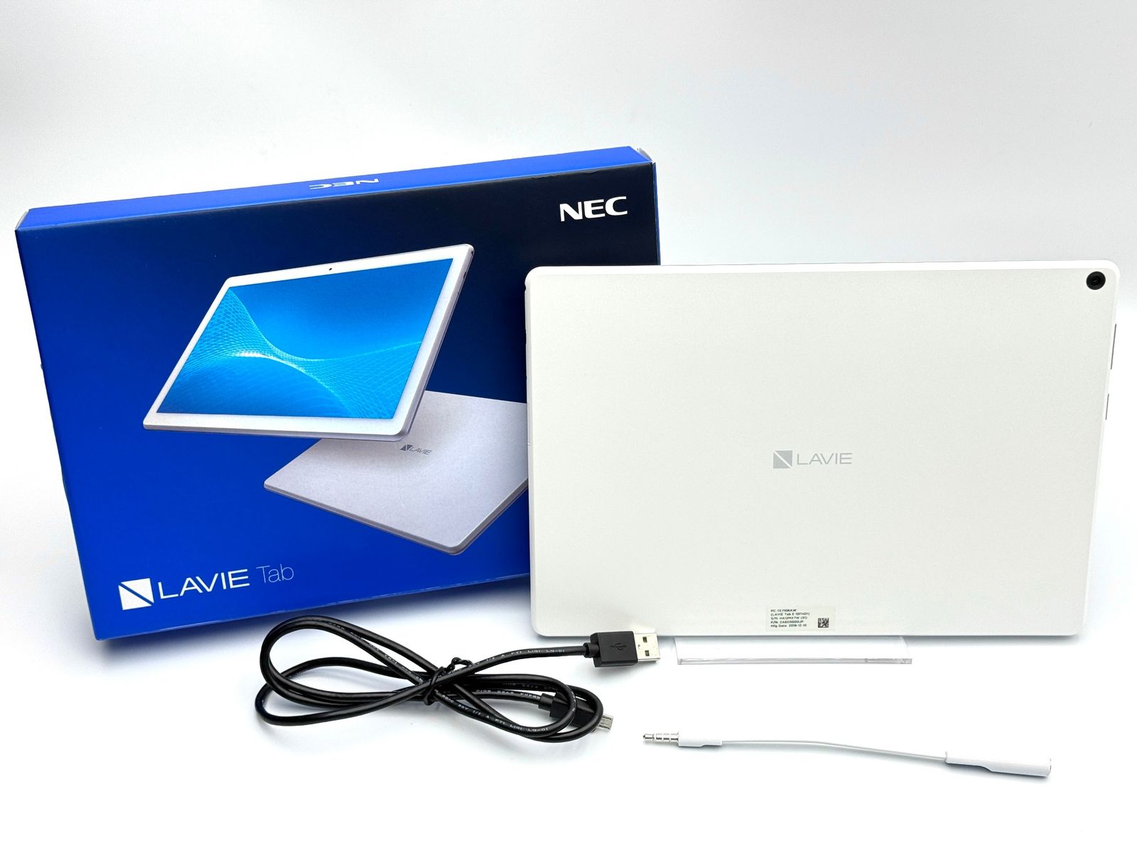 中古B】LAVIE Tab E 10FHD1 PC-TE710KAW 64GB ホワイト SIMフリー 白