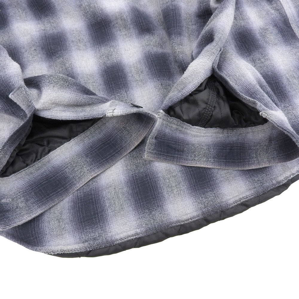 COOTIE クーティー 美品 コットン 中綿 オンブレチェック シャツ