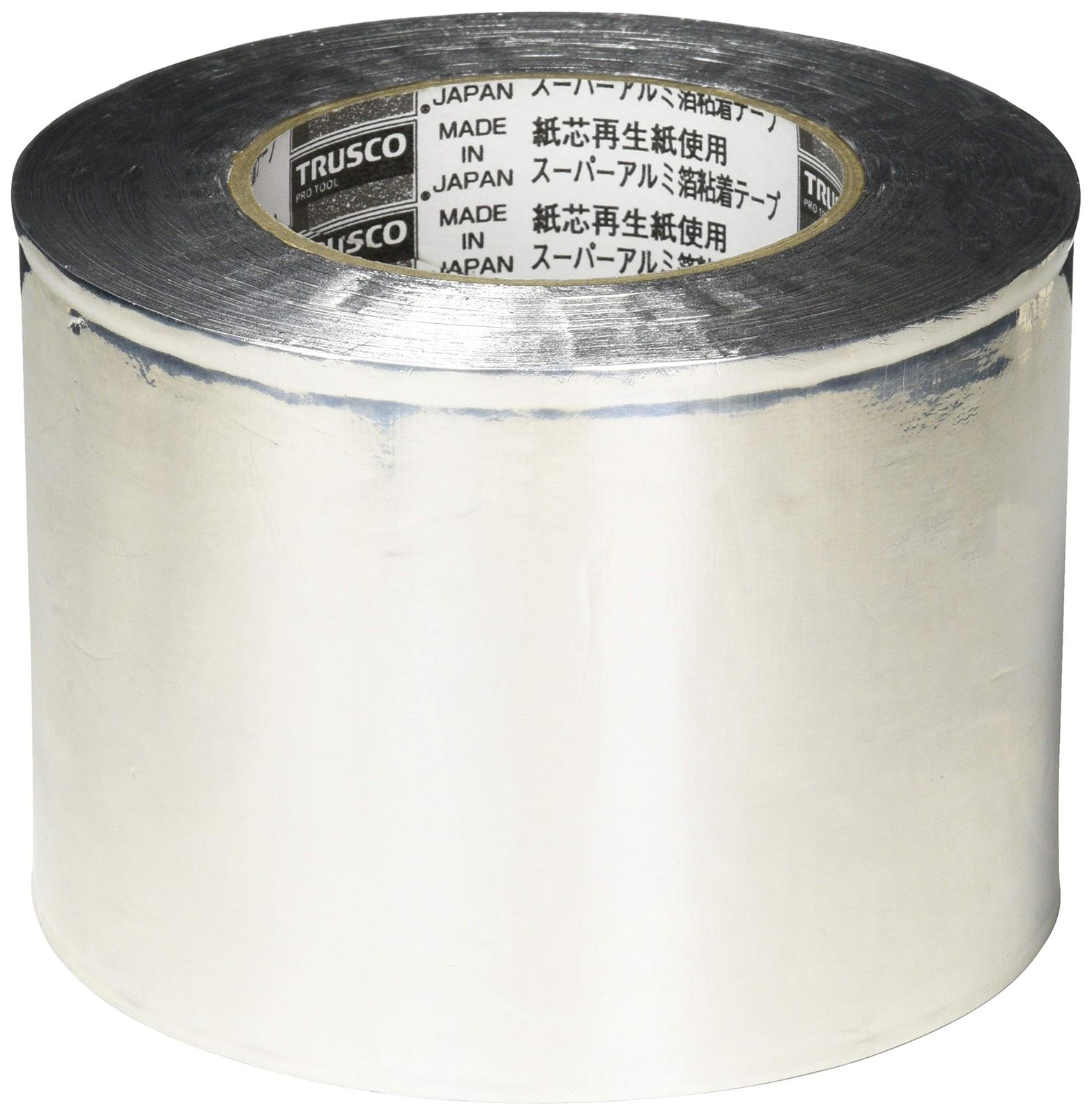 新品 TRUSCO(トラスコ) スーパーアルミ箔粘着テープ 100mm&times;50m ツヤあり TRAT100-1