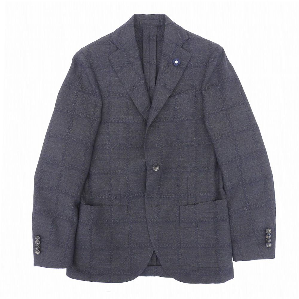 LARDINI ラルディーニ 美品 ウール チェック ブートリエール付き 3B