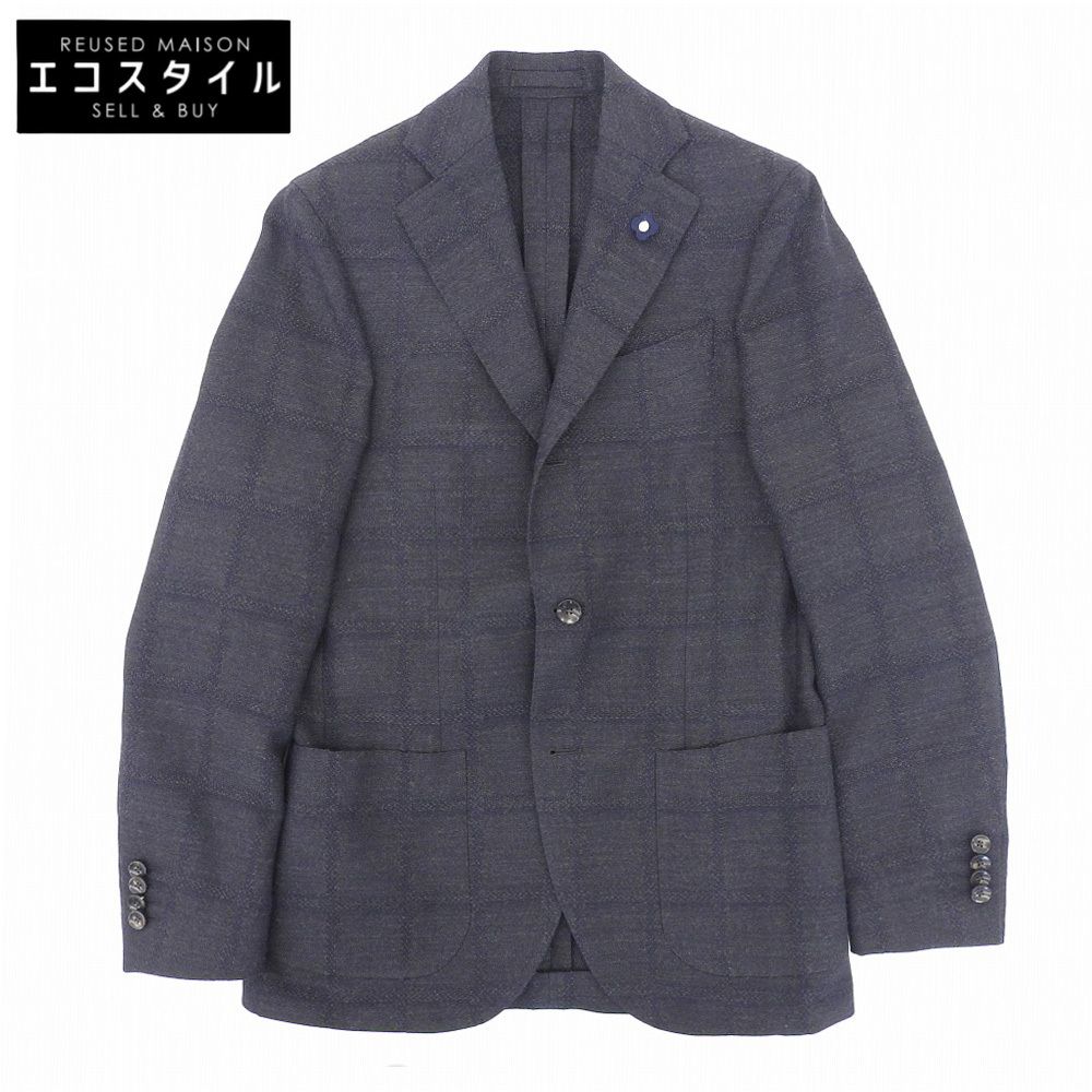 LARDINI ラルディーニ 美品 ウール チェック ブートリエール付き 3B