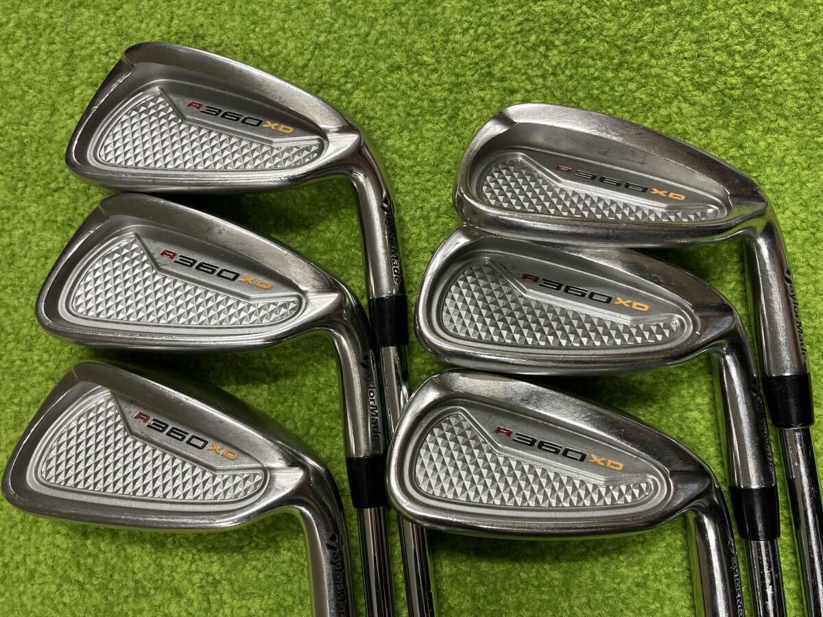 TaylorMade テーラーメイド R 360 XD 2005 フレックスR 5 9 P 6本セット アイアンセット