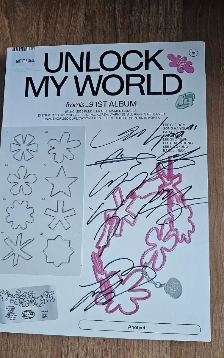 プロミスナイン ミナウ 非売品 サイン アルバム