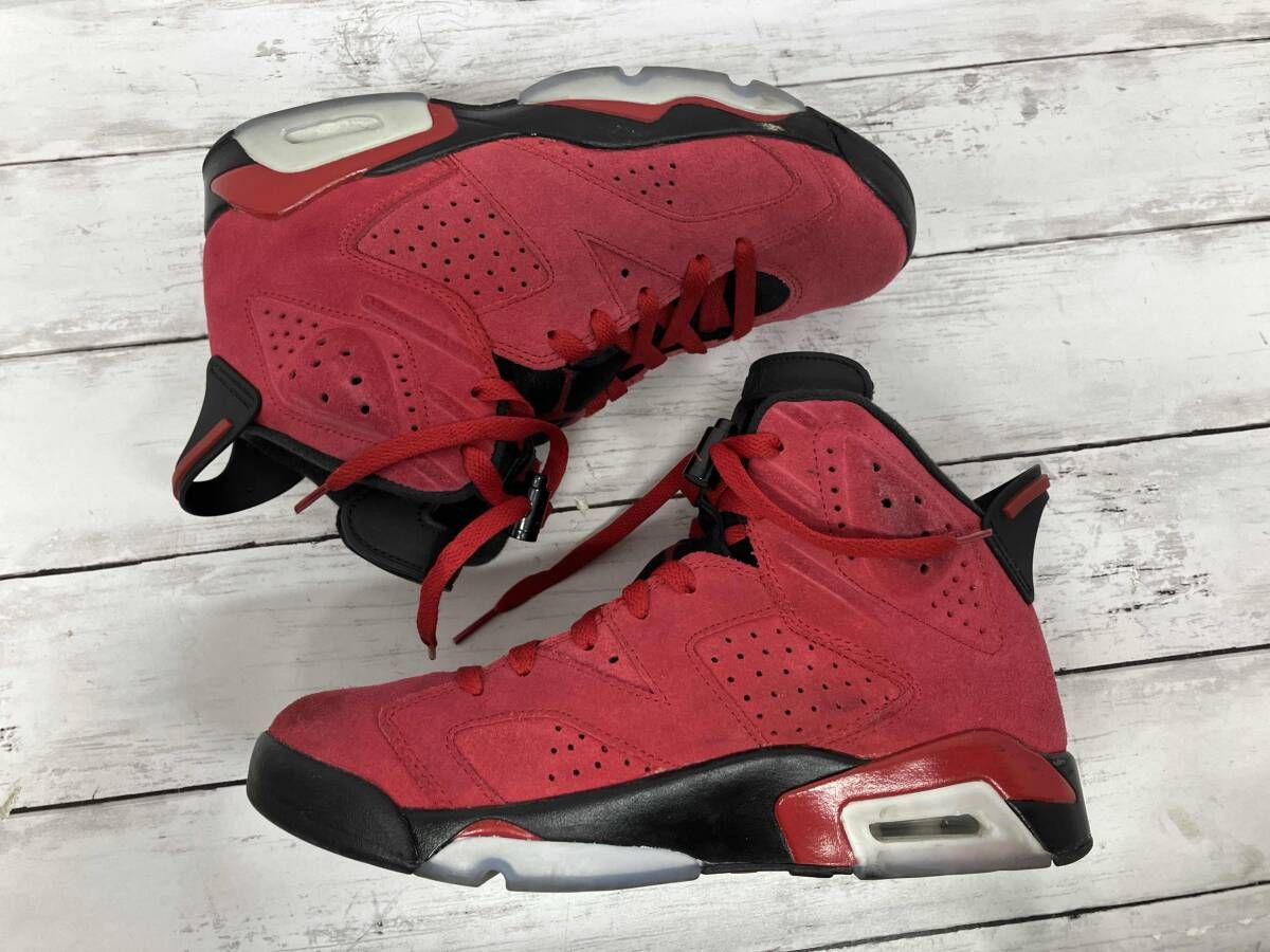  NIKE ナイキ スニーカー Air Jordan 6 Retro ‘’Toro Bravo‘’ CT 8529 600 ハイカット レッド ブラック スニーカー 靴