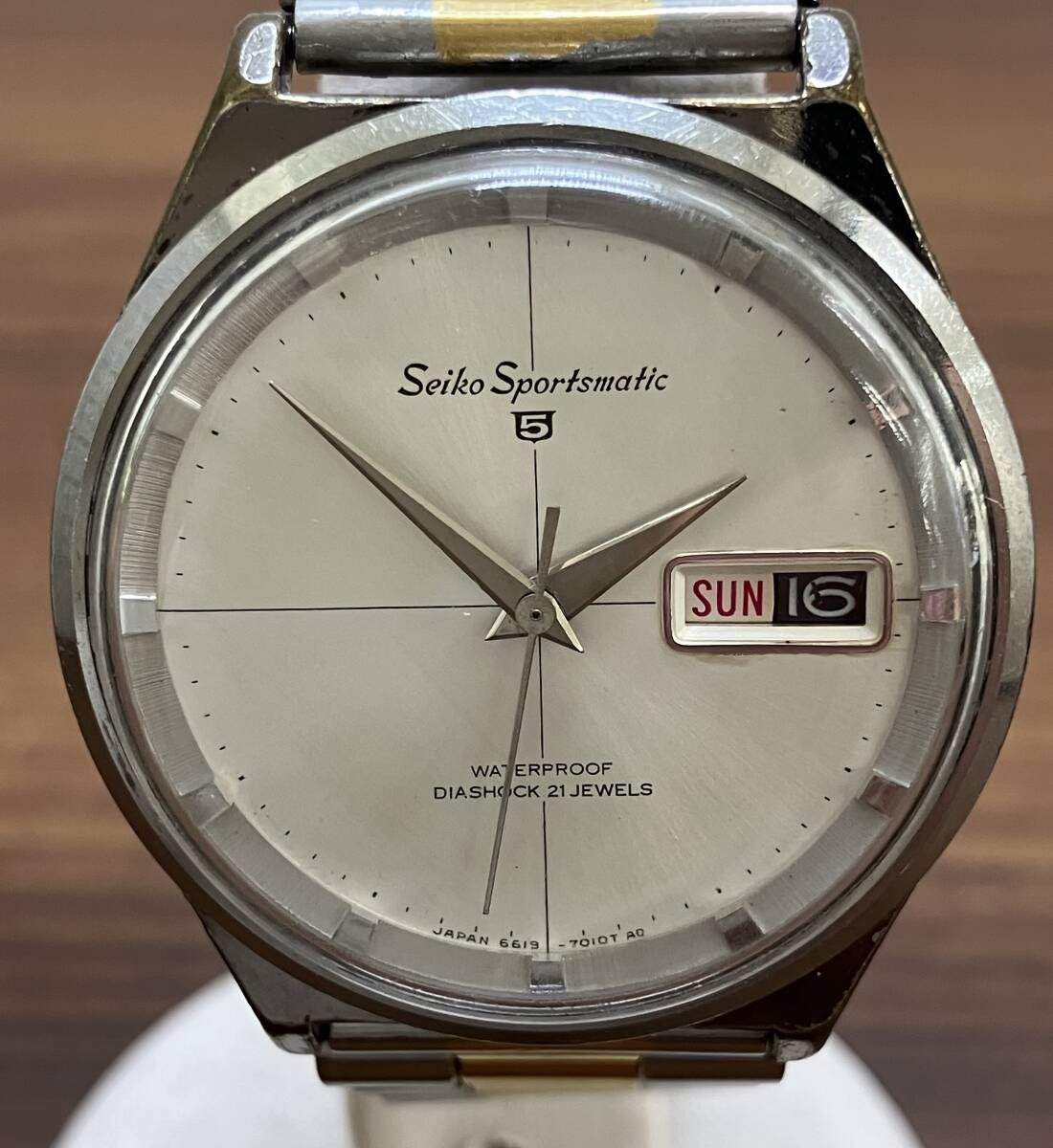 SEIKO 6619 7010 スポーツマチック 自動巻き 日差30秒以上 レトロ ビンテージ