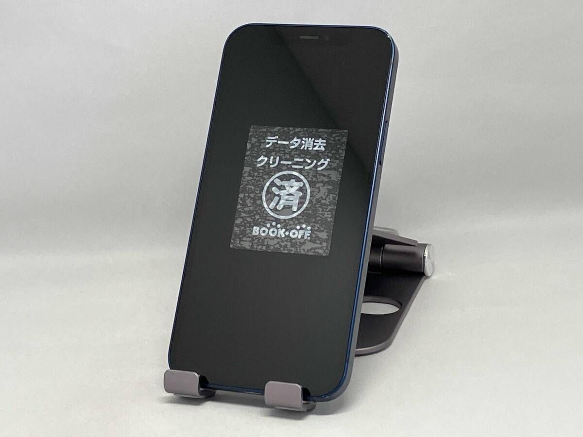 みー docomo 【SIMロックなし】MGHX3J/A iPhone 12 128GB ブルｰ docomo