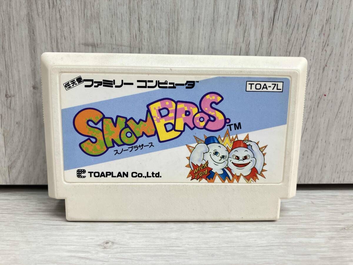 箱説なし※】FC ファミコン SNOW BROS. スノーブラザース ソフトのみ