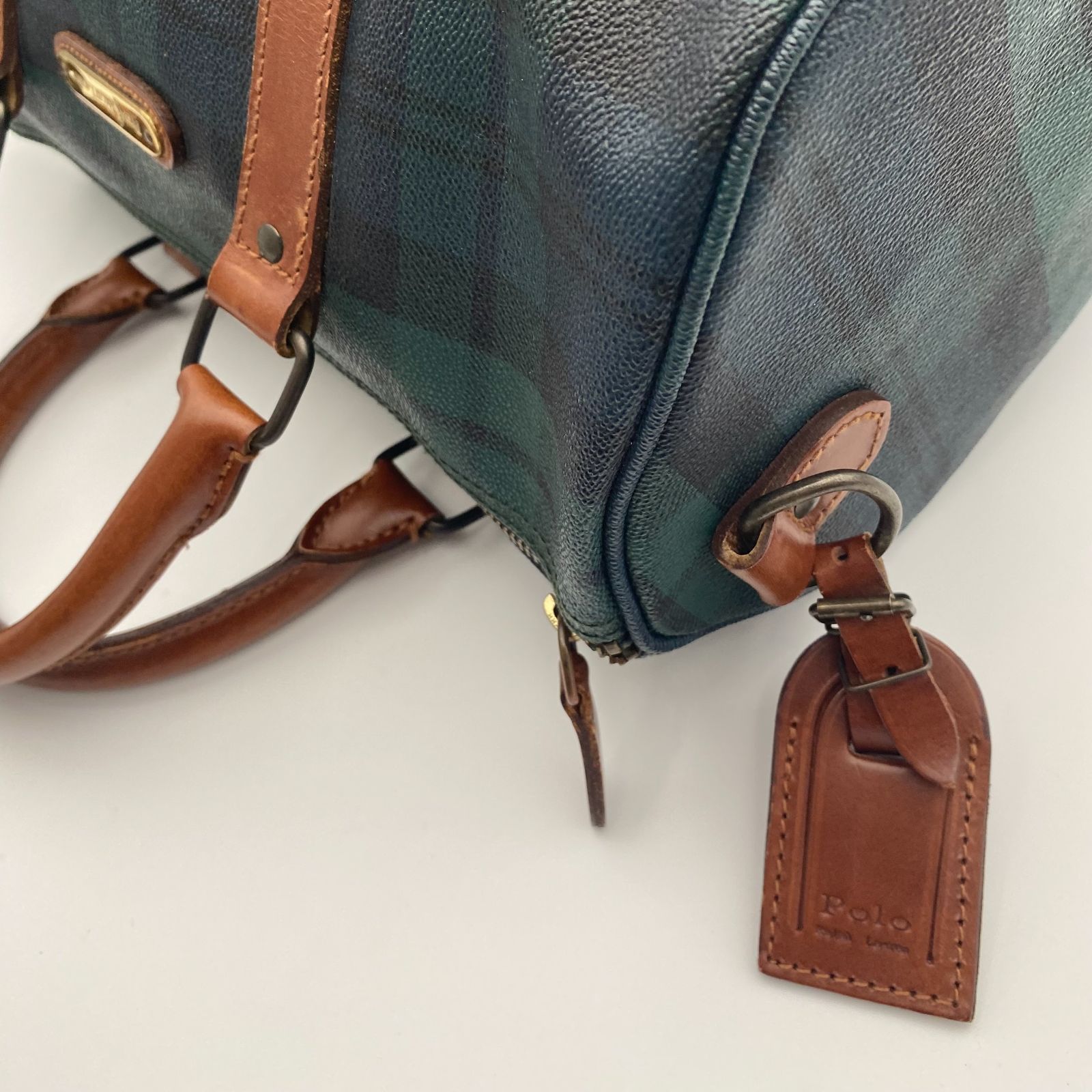 POLO RALPH LAUREN ポロラルフローレン ミニボストンバッグ PVC