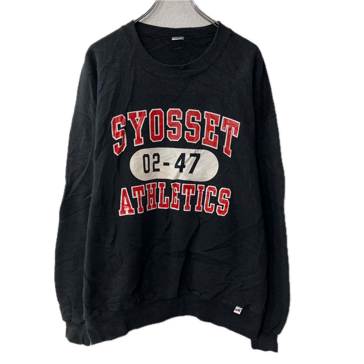 Russell Athletic プリントスウェット トレーナー XL～ ブラック