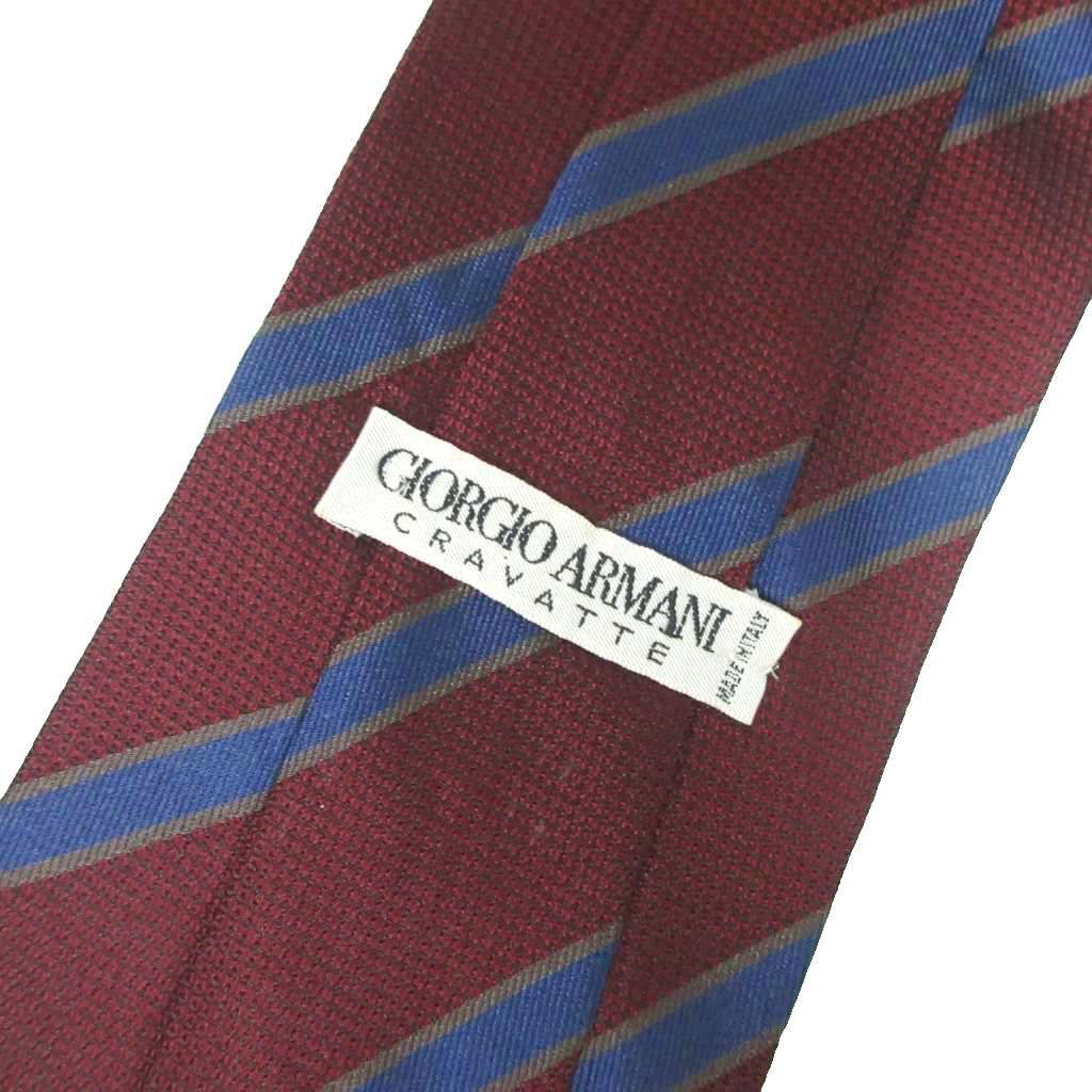 ジョルジオアルマーニ GIORGIO ARMANI ネクタイ レジメンタル