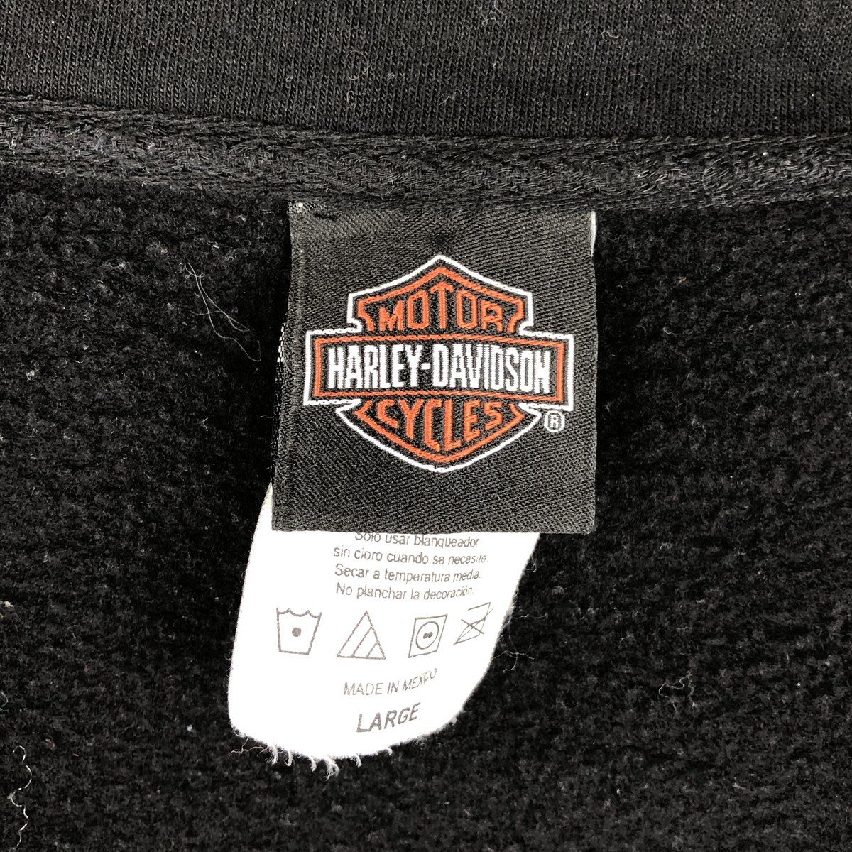 古着 ハーレーダビッドソン Harley-Davidson ハイネック フルジップ