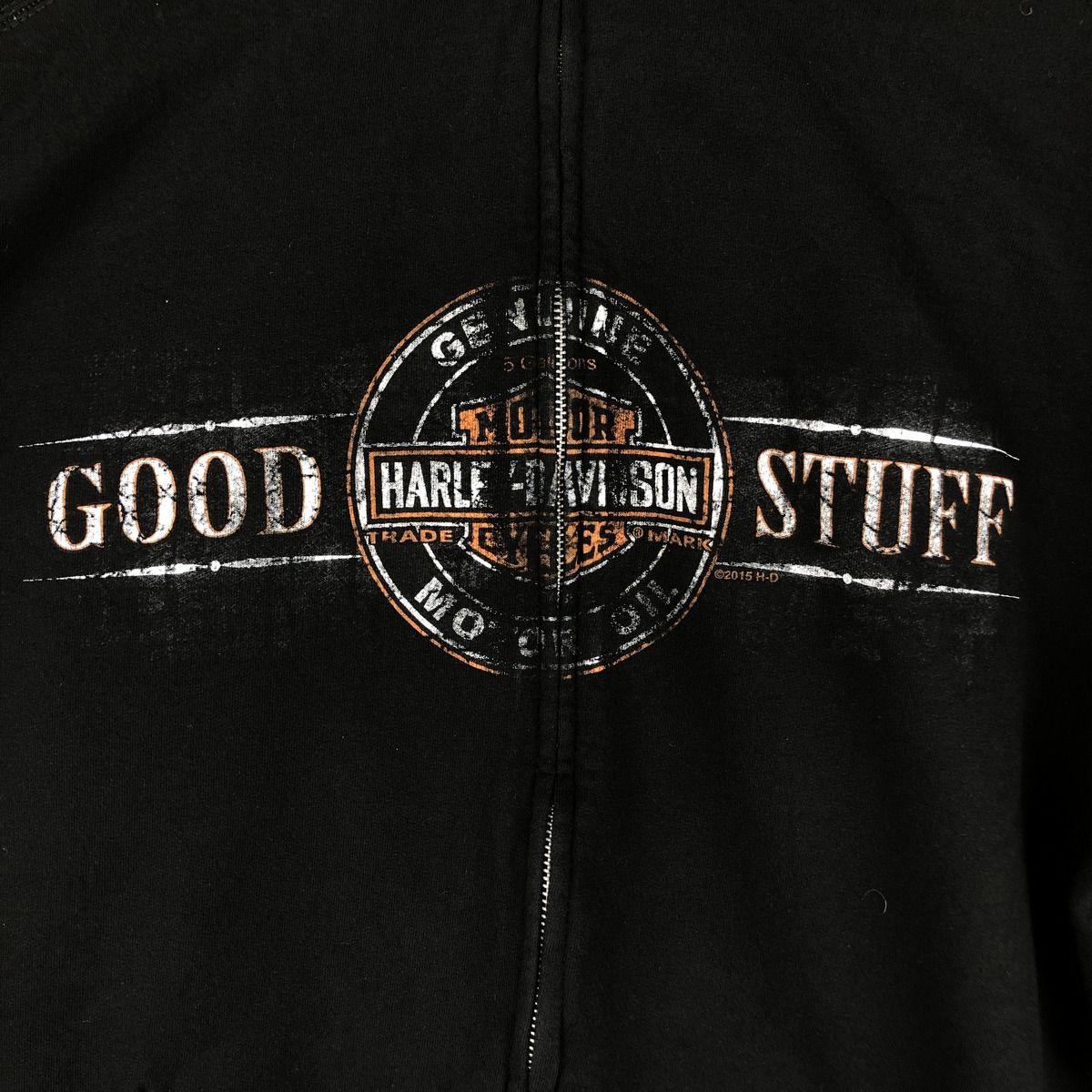 古着 ハーレーダビッドソン Harley-Davidson ハイネック フルジップ