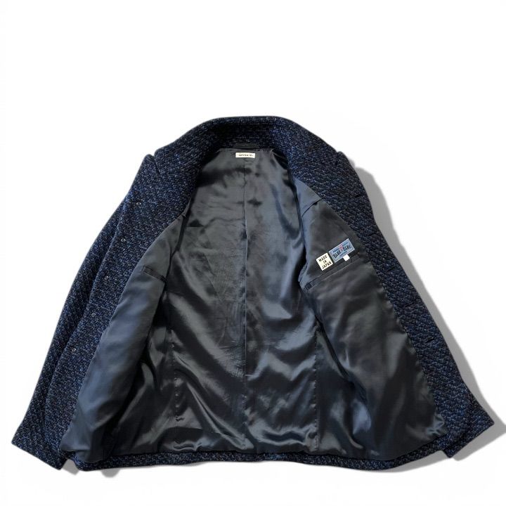 BLUE BLUE☆ブルーブルーARIGATO　ウールジャケット日本製　聖林公司 BLUE BLUE JAPAN ブルーブルージャパン 聖林公司 ARIGATO ツイード
