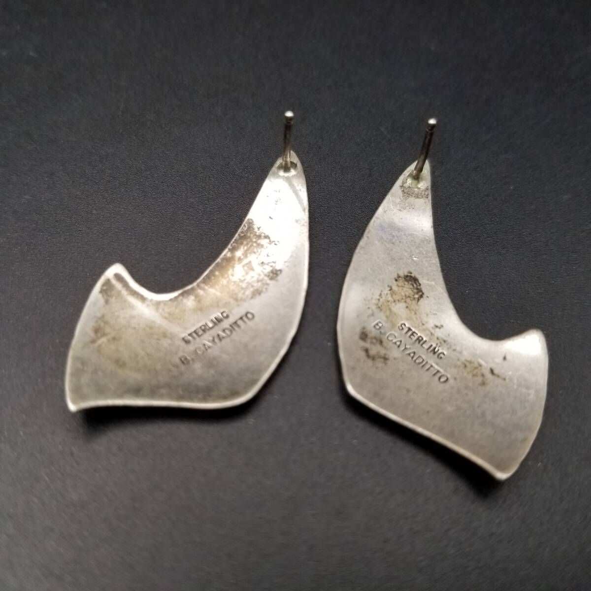 ナバホ族 Bobby Cayaditto モダニスト 925 シルバー ヴィンテージ