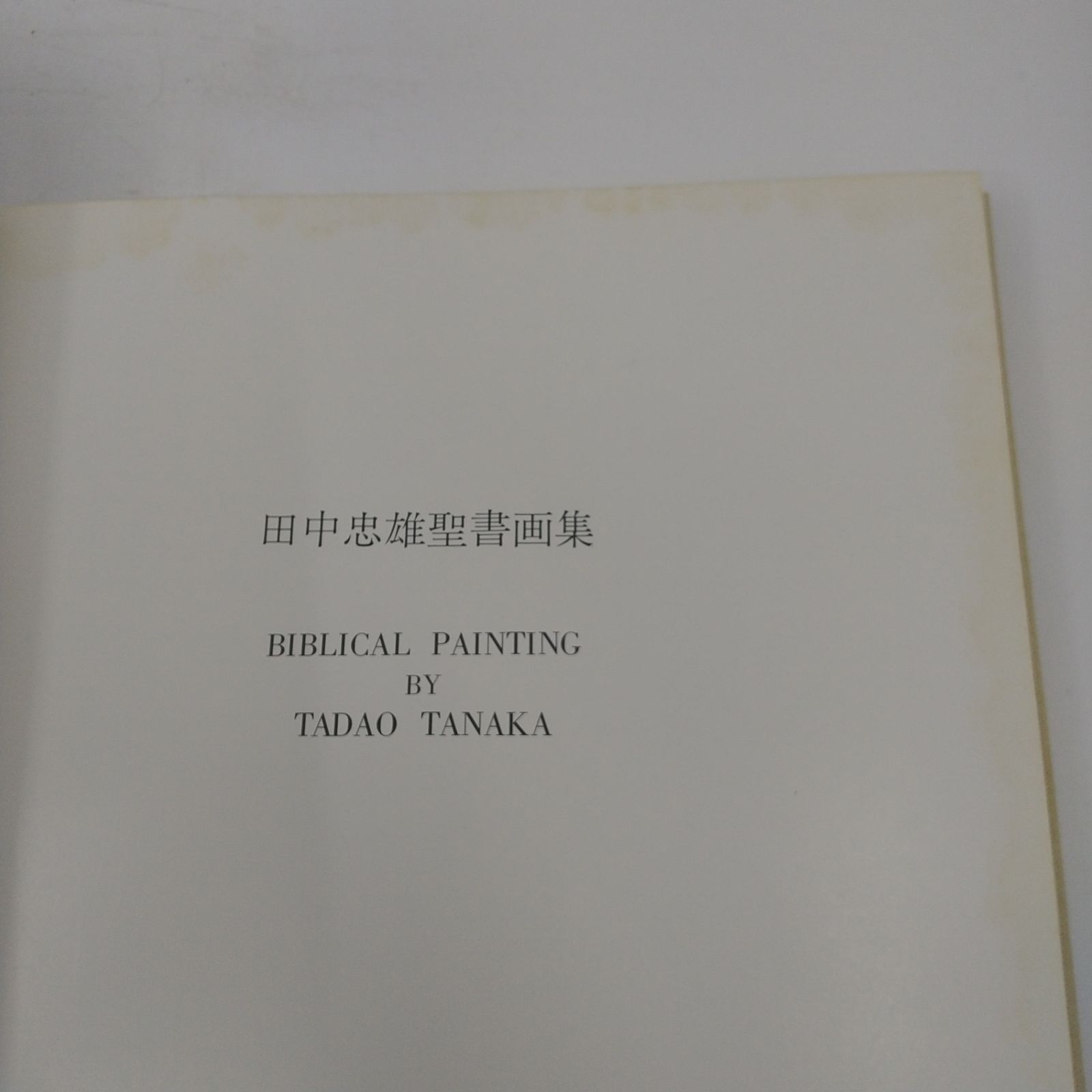 田中忠雄聖書画集 限定200部 田中忠雄聖書画集 限定200部 田中忠雄聖書画集 限定200部 田中忠雄聖書