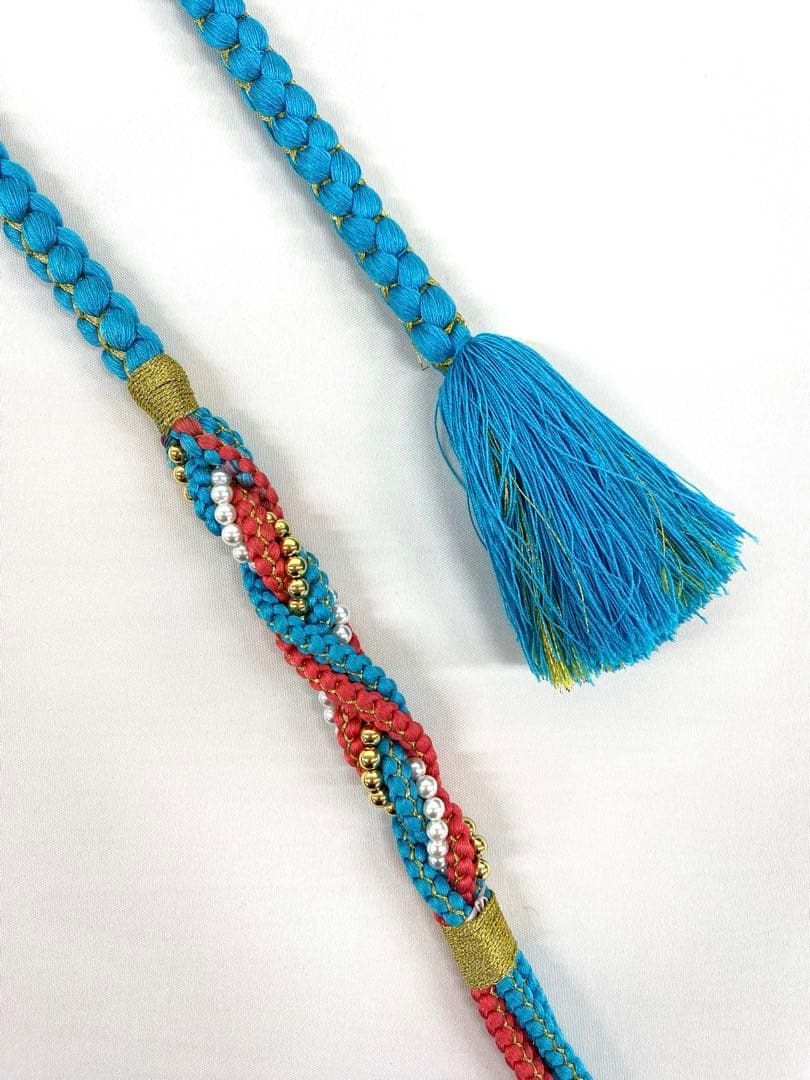 振袖用帯締め 飾り付き