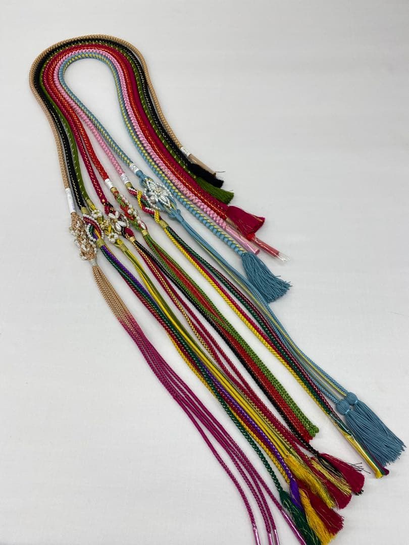 振袖用帯締め 飾り付き