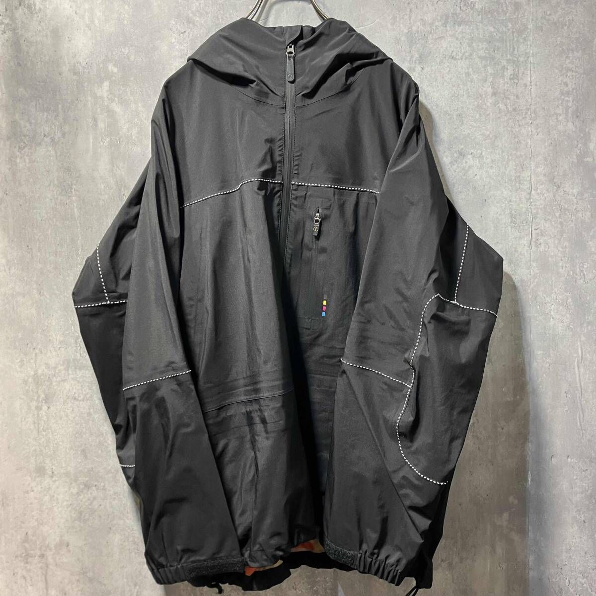 00 s BURTON IDIOM mountain jacket ステッチマウンテンジャケット ブラック Lサイズ バートンイディオム