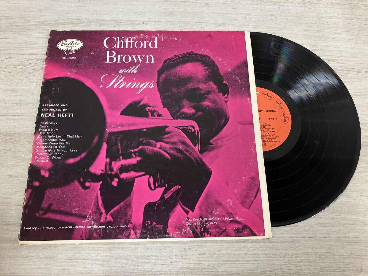 LP】クリフォード・ブラウン with ストリングス CLIFFORD BROWN WITH