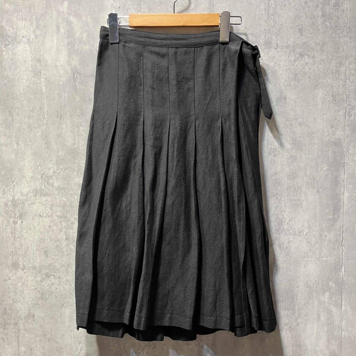 Y s プリーツスカート YY-S 01-101 サイズ1 ブラック ワイズ