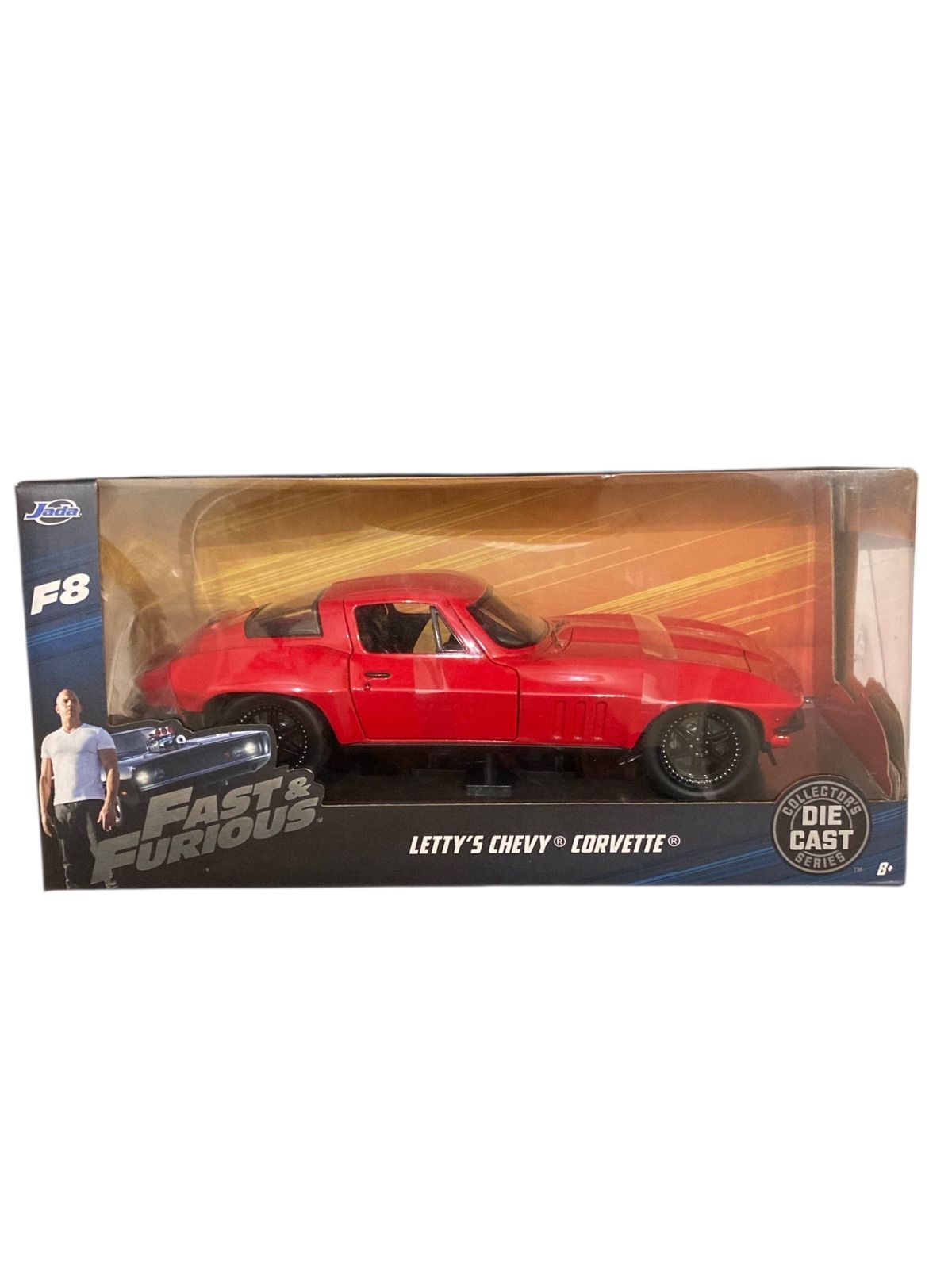 ワイルド スピード ICE BREAK レティ シボレー コルベット ダイキャスト製 車 スポーツカー ミニカー﻿ Jada Toys製 スケール 1|24 FAST-FURIOUS LETTY S Chevy Corvette N 26 A T 2