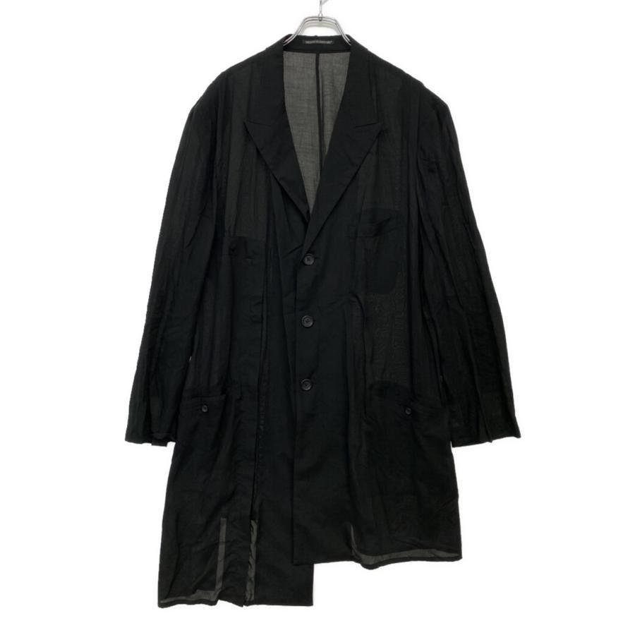 25 ss YOHJI POUR HOMME 80 MODEL LOAN JACKET HP J 30 233 サイズ3 ブラック ヨウジヤマモトプールオム