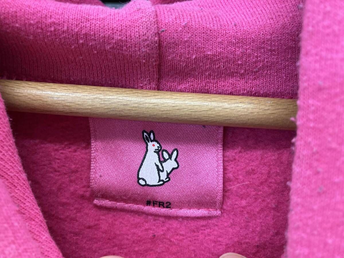 FR2 牛乳注意性欲-爆限定 FR2梅 パーカー MILKGirl ミルクガール FR2/パーカー／梅 牛乳注意性欲-爆限定 毛玉あり サイズL - メルカリ