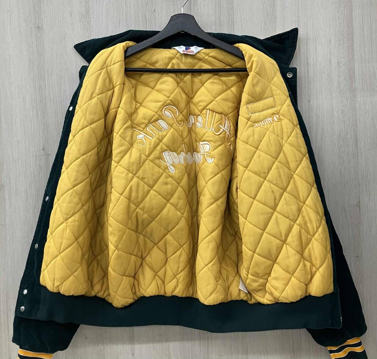 RENNOC/レノック/スタジャン/中綿キティングコーデュロイブルゾン/80