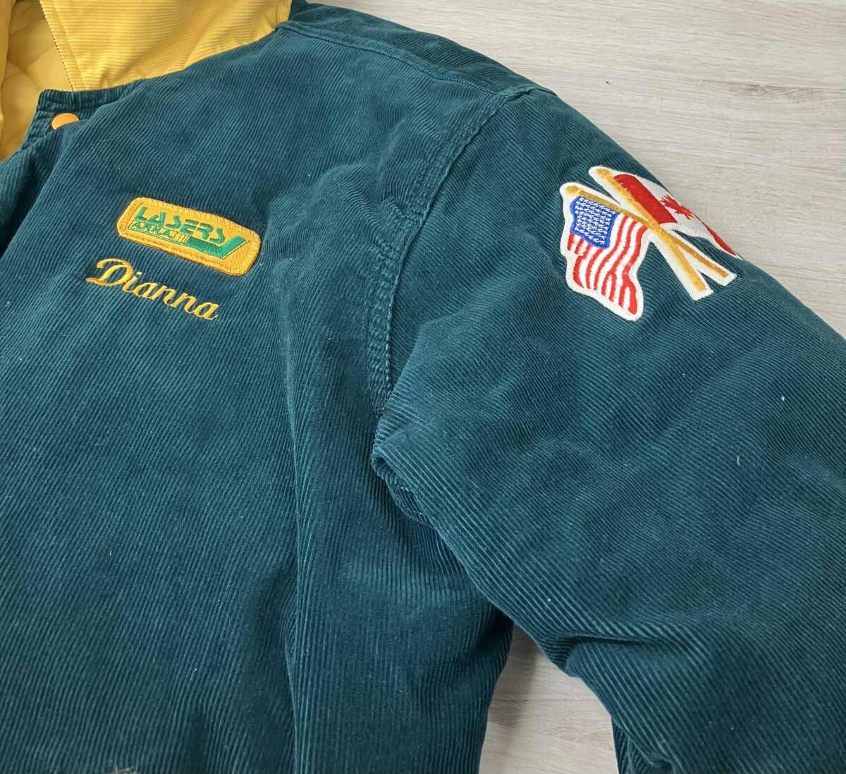 アメリカ製ビンテージ80s-90s スタジャン　コットンRennocレノック短丈 アメリカ製ビンテージ80s-90s スタジャン コットンRennocレノック短丈