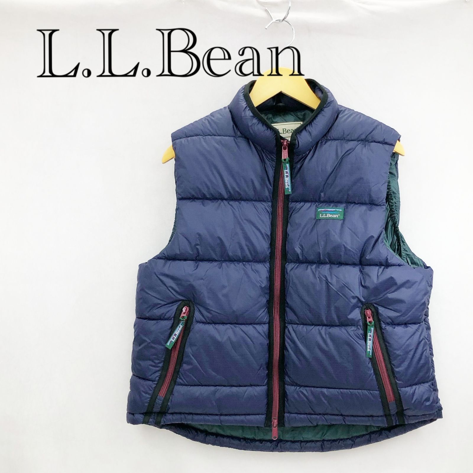 L.L.Bean エルエルビーン 3575-4141 ダウンベスト MEDIUM パープル Mサイズ メンズ ファッション _219023