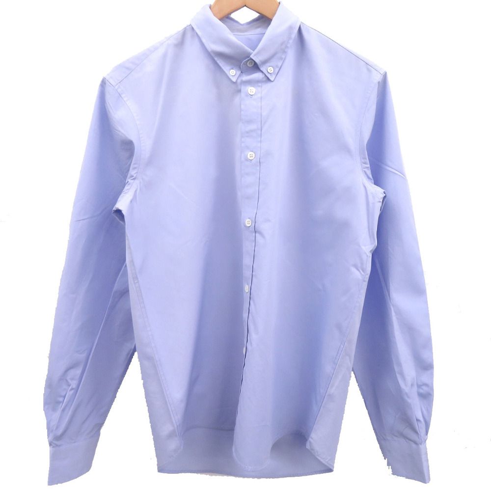 メゾンキツネ コットン ライトブルー 長袖シャツ メンズ 0752 MAISON KITSUNE